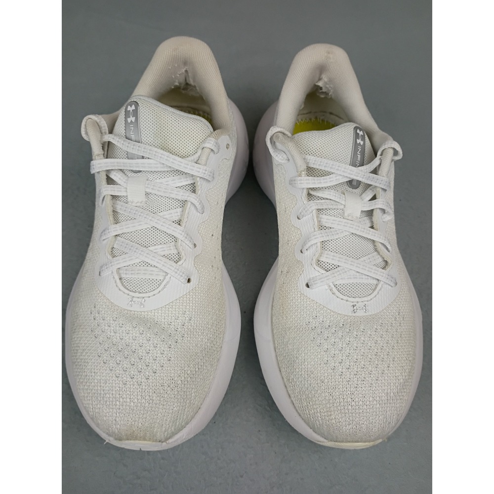 Under Armour HOVR Infinite White Running Shoes Womens Athletic Sneakers